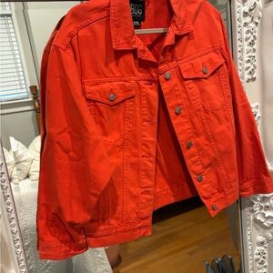 BDG Bright Red Jean Jacket